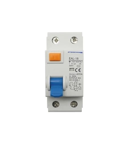 Image of YFHGULBTK 2P 10/30MA AC Type electromagnetic Residual Current Circuit Breaker Differential Safety Switch(2p 40a,30mA)