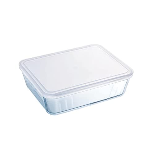 Image of Pyrex Rectangular Dish with Plastic Lid, 2.6L
