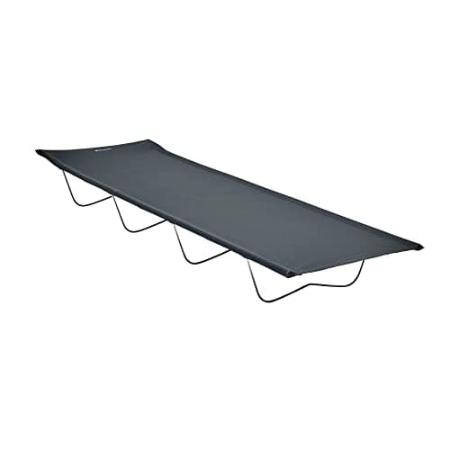 Image of Eurohike Utah 4 Leg Camp Bed with Water-repellent & Durable Fabric for Adults, Teens, Kids, 1 Person, Comfortable, Lightweight, Ideal for Camping or Emergency Guests, Carry Bag, Grey
