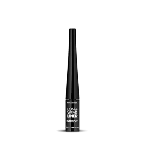 Image of Collection Cosmetics Fast Stroke Long Wear Liner, 14-Hour Wear – Intense Colour, 4ml, Black