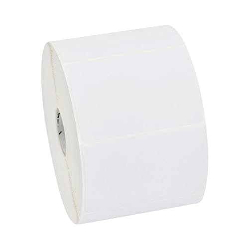 Image of Zebra Z-Perform 1000D, 12 Rolls (1370 Labels Per Roll), Direct Thermal Label Paper, with Permanent Adhesive, Produces High Contrast Black Images, Uncoated Thermal Imaging Paper - 76x51mm