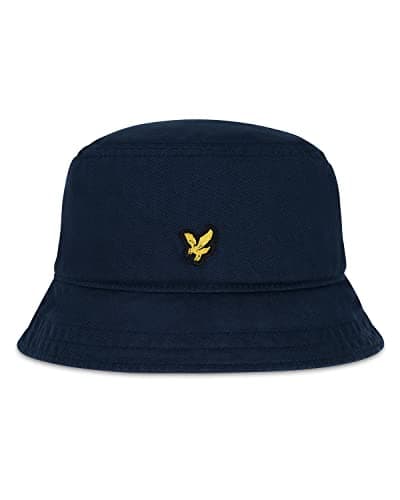 Image of Lyle & Scott Men's Cotton Twill Bucket Hat Bucket Hat, Blue (Dark Navy Z), One Size (Manufacturer Size: 1SZ)