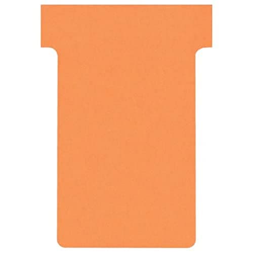 Image of Nobo T-Cards Size 2 (Pack of 100) 2002009 - Orange