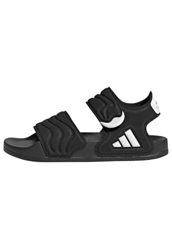 Image of adidas Unisex Kids ADILETTE SANDAL 2 SANDALS KIDS, core black/core black/ftwr white, 2 UK
