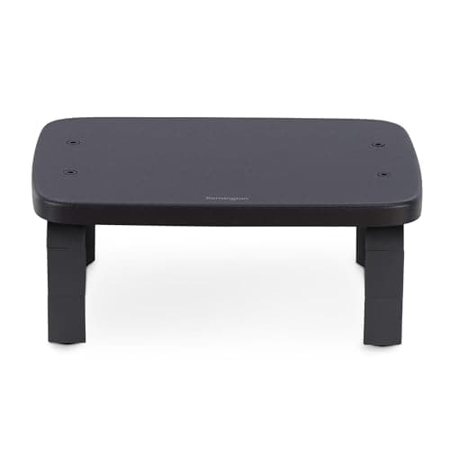 Image of Kensington Monitor Stand - Small Ergonomic Screen Riser (W300 x D249 x H42 mm) with SmartFit System - Black (K52785WW)