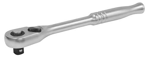 Image of Sealey Premier Platinum 3/8" Sq Drive 90-Tooth Ratchet Wrench Flip Reverse, Quick Release, Micro Satin - AK7931