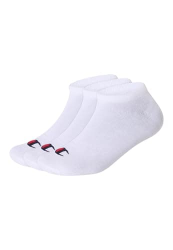 Image of Champion Accessories Basics 3pk Sneaker Socks, White, 3 UK