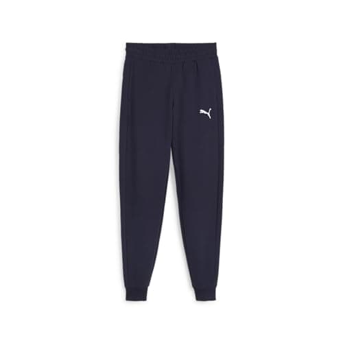 Image of PUMA Boys Teamgoal Casuals Jr Knitted Pants, Puma Navy-puma White, 164 EU