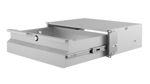Image of Stalflex Server Rack Shelf Drawer - 19 inch, 3U, 320mm - Heavy Duty Steel - Universal Network Rack