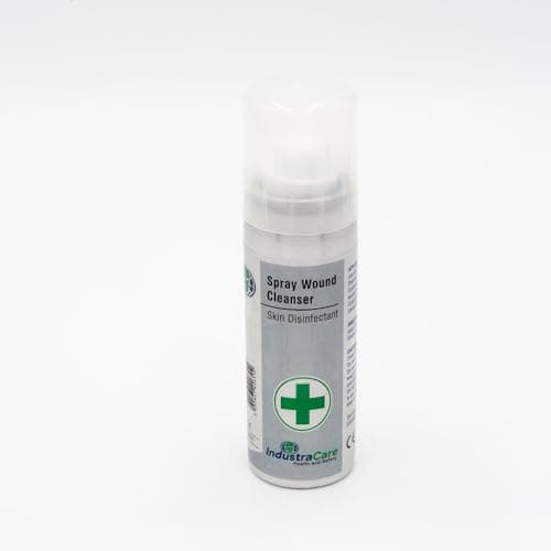 Image of IndustraCare 70ml Spray Wound Cleanser - Clean & Disinfect Minor Wounds, First Aid Aerosol