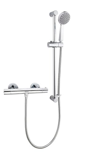 Image of Bristan ZI SHXSMCTFF C Zing Cool Touch Bar Shower with Single Mode Kit & Fast Fit Connections, Silver