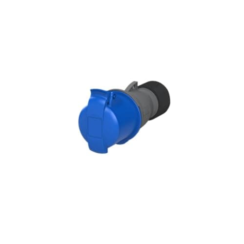 Image of ABB 216EC6 Industrial Plug & Socket Connector Waterproof, Blue, 16 Amp, 200-250V, 2P+Earth (ABB2CMA102003R1000)