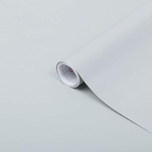 Image of 67.5cm x 2m d-c-fix MATT LIGHT GREY sticky back plastic vinyl wrap film (346-8169)