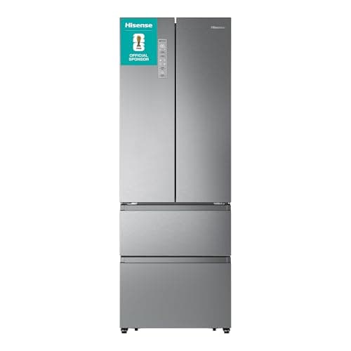 Image of Hisense PureFlat American Fridge Freezer - Stainless Steel look - E Rated