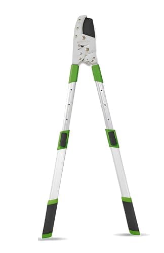 Image of Tree Loppers Heavy Duty Professional Hedge Clippers Strong Sharp Gear Anvil Ratchet Lopper Tree Planter Tool Telescopic 4 Section Lockable Extendable 71-103cm SK5 Blade (Anvil Ratchet Lopper)