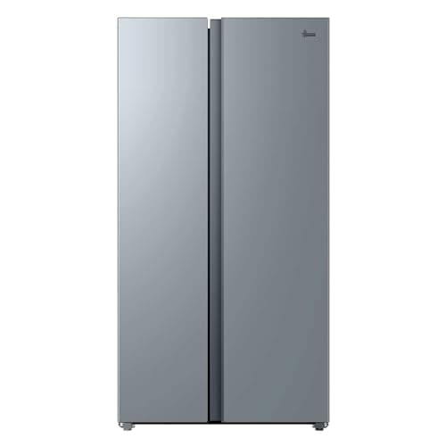 Image of Hoover Free Standing Side By Side Fridge Freezer,2 Doors, No Frost, E Class, 523L Total Capacity, Inox 90x64x177.5cm - HONSQ2T918EXK