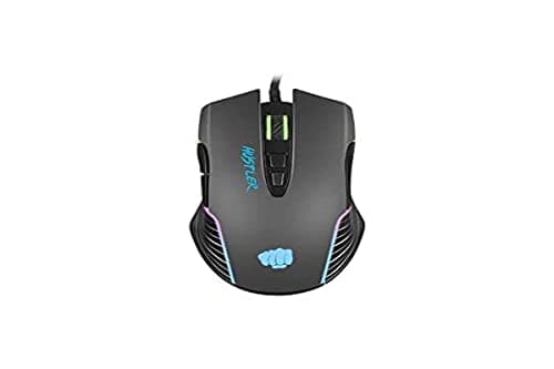 Image of Fury Hustler USB 6400 DPI 7 Buttons Optical RGB Backlit Lightweight Gaming Mouse with Memory (Black)