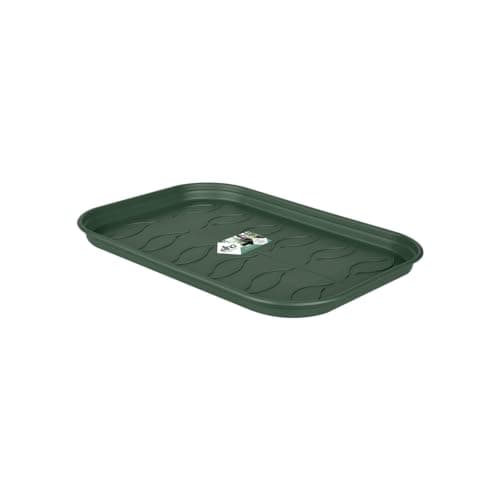 Image of elho Green Basics Grow Tray Saucer 36 - Saucer for Indoor, Outdoor, Grow your Own & Accessories - Ø 36.0 x H 2.2 cm - Green/Leaf Green