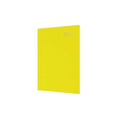 Image of Collins - Essential - 2026 12 Month Calendar Year Planner, Week-To-View Diary, A5 Hard Cover - Yellow (ESSA53.45-26)