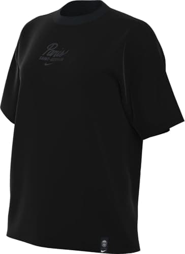 Image of Nike Paris Saint-Germain Premium Essentials Football T-Shirt (Women), Black, HJ9768-010, M