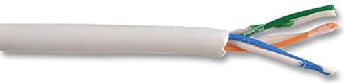 Image of PRO POWER CW1308 Telephone Cable – 3 Pair (6-Core) Internal Use, 5m White, Copper Conductors, CPR Cat Eca – 11123 5M