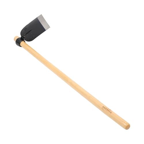 Image of Harbour Housewares Azada Digging Hoe with Wooden Handle - 110cm - Full Size Garden Hoe Garden Tools for Gardening, Soil Digging, Weeding, Lawn Landscaping