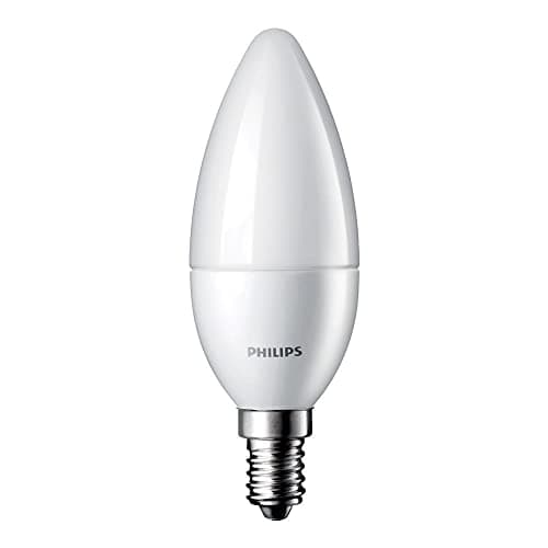 Image of Philips CorePro LED Candle Light Bulb 5W 40W Equivalent SES E14 Small Edison Screw Frosted Very Warm White 2700K Energy Efficient Decorative LED Lamp