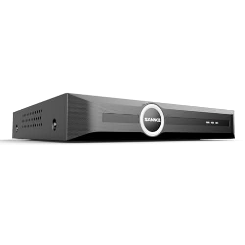 Image of SANNCE 6MP PoE NVR 8CH, Network Video Recorder for 24/7 Surveillance Recording 8 Channel, Supports 6MP/5MP/4MP/1080P IP Cameras, Human/Vehicle Detection, Remote Access, NO HDD