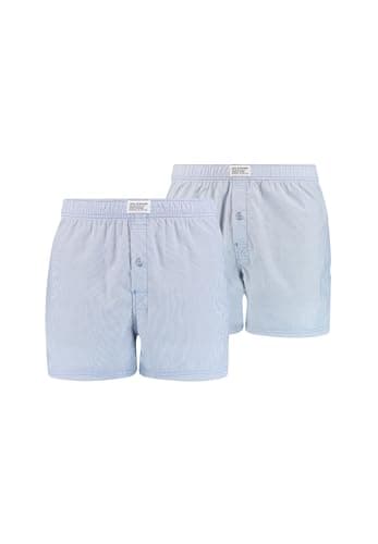 Image of Levi's Men's Woven Boxer Shorts, Light Blue, L UK