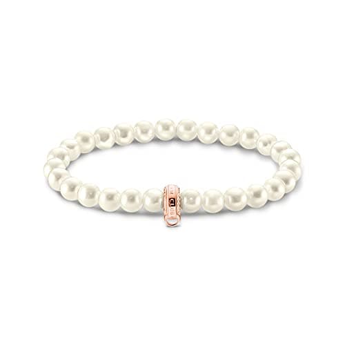 Image of Thomas Sabo charm bead bracelet gold-plated silver X0284-428-14-L19