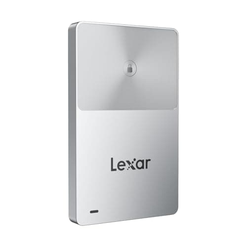 Image of Lexar TouchLock Portable SSD 512GB with One-Touch NFC Encryption Authentication, External Solid-State Drives USB 3.2 Gen2, Magnetic Phone SSD Support for iPhone 17/16, Tablet, PC
