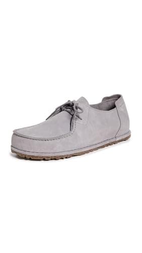 Image of Birkenstock UTTI Shoe with Laces, Loafer, Patented Anatomical Footbed, Number 36 to 41, Whale Gray, 39 EU Stretta