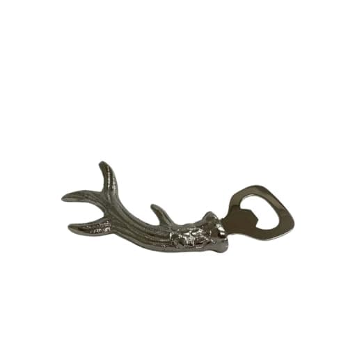 Image of Barware - Bottle Opener - Deer/Stag - Antler - Silver Effect