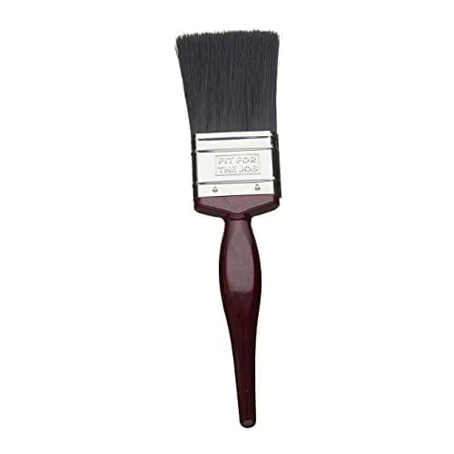 Image of Fit For The Job 2 inch All Purpose Mixed Bristle Paint Brush for a Smooth Finish Painting with Emulsion, Gloss and Satin Paints on Walls, Ceilings, Wood and Metal, 2" 50mm