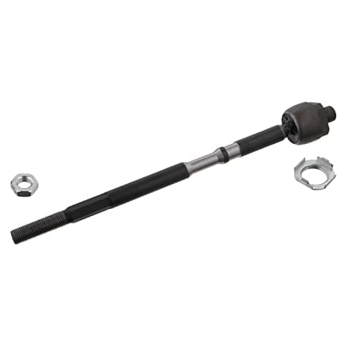 Image of febi bilstein 34182 Inner Tie Rod without tie rod end, with nut and locking plate, pack of one