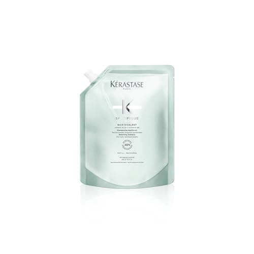 Image of Kérastase Spécifique, Balancing & Clarifying Shampoo, Suitable for Oily Scalps & Damaged Hair, Bain Divalent, 500ml Refill