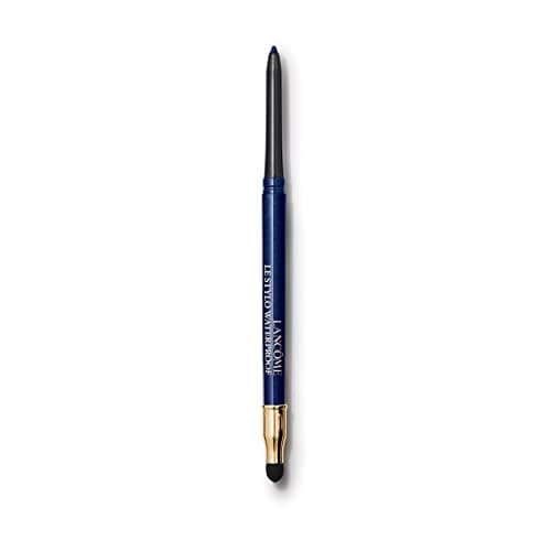 Image of Lancôme Le Stylo Waterproof Eyeliner, Long-Lasting Creamy Eye Pencil with Smudger & Retractable Tip, Precise Application, Intense Colour Payoff, Smudge-Proof Finish, Shade: Blue Matte 07, 0.35g