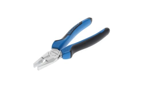 Image of GEDORE Combination pliers for cutting/holding/twisting, Long cutting edges, Dual-material grips, German pattern, Length 200 mm, 8210-200 JC