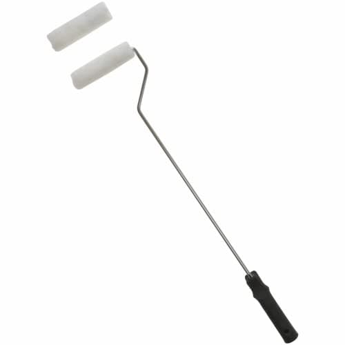 Image of Buystarget Long Handled Radiator Paint Roller Set 3 Piece Hight Reach Ceiling Decorating