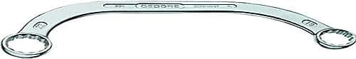 Image of Gedore 30414X17 14 x 17 mm Half-Moon Ring Spanner - Silver