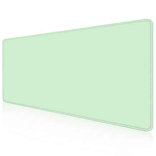 Image of Dapesuom Large Gaming Mouse Pad, Extended Mousepad with Stitched Edges, Water Resist Keyboard Pad with Non-Slip Base, Big XXL Mousepad Desk Mat for gamer, Laptop, Office, 31.5x15.7in, Lake Green
