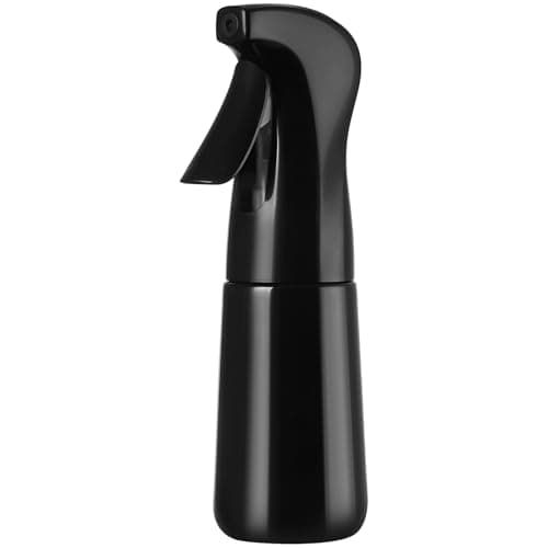 Image of Beugo Spray Bottle, 200ml Continuous Mist Empty Hair Spray Bottles, Fine Mist Sprayer for Hair, Face, Plants & Pets, Black