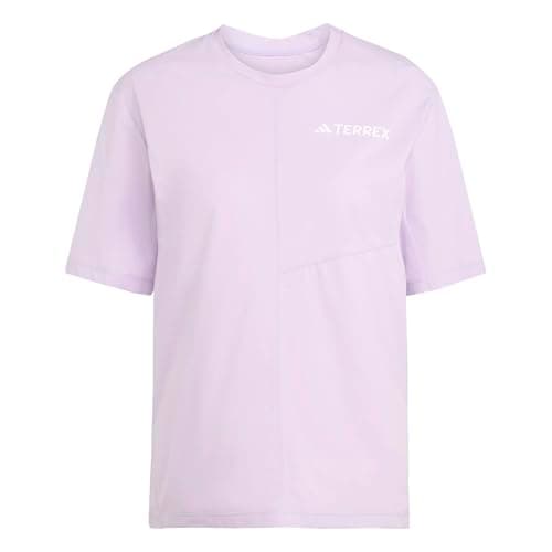 Image of adidas Women's Terrex Multi Climacool T-Shirt, Powder Plum, M