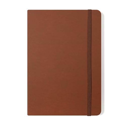 Image of Silvine A5 Executive Hardback Notebook/Journal Tan - Lined 90gsm (160 Pages)