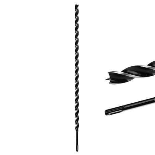 Image of MOXPIFY Extra Long 16mm x 600mm Auger Drill Bit SDS Plus, SDS Wood Auger Drill Bits for Woodworking