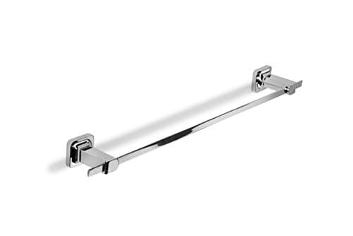 Image of Croydex Flexi-Fix Easy to Fit Shoreditch Towel Rail with Zinc Alloy Construction, Chrome