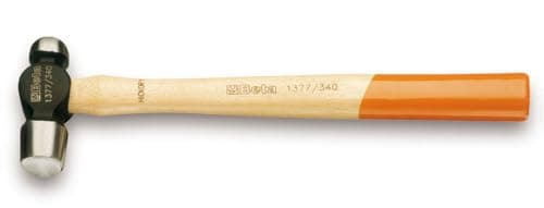 Image of Beta 13770145 Model 1377 450 Ball Pein Hammers Round Heads for Coppersmiths and Tinsmiths, Wooden Shafts, 450gm