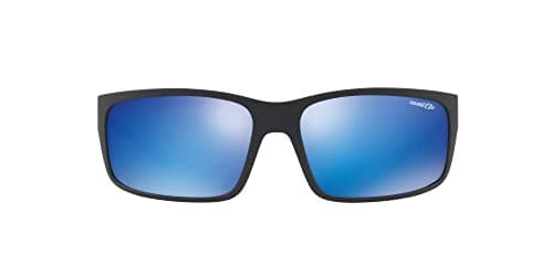 Image of Arnette Men's 0AN4242 251125 62 Sunglasses, Matte Black/Greenmirrorlightbluee
