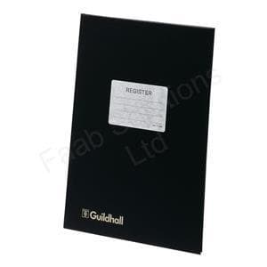 Image of Guildhall Attendance Register 24 Openings 298x203mm Black Ref T1030Z