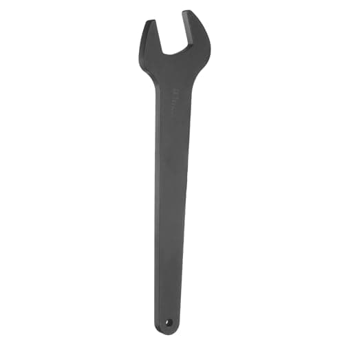 Image of sourcing map Single Open End Wrench 33mm Metric 15 Degree Offset Angle U-Shaped Open Ended Spanner Small Flat Head Blackening Wrench with Straight Shank for Automotive Repair Furniture Assembly
